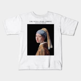 Pearl Earring Kids T-Shirt